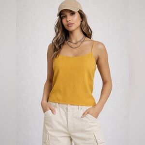 Reformation Golden Yellow Camisole Top